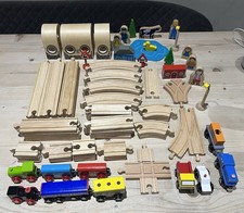 Wooden Railway TRACK & ACCESSORIES BUNDLE wooden train set
