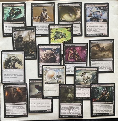 Mtg black zombie tribal - black,