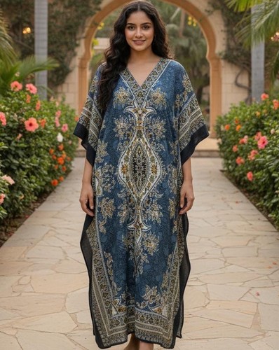 Women long african kaftan - women's,