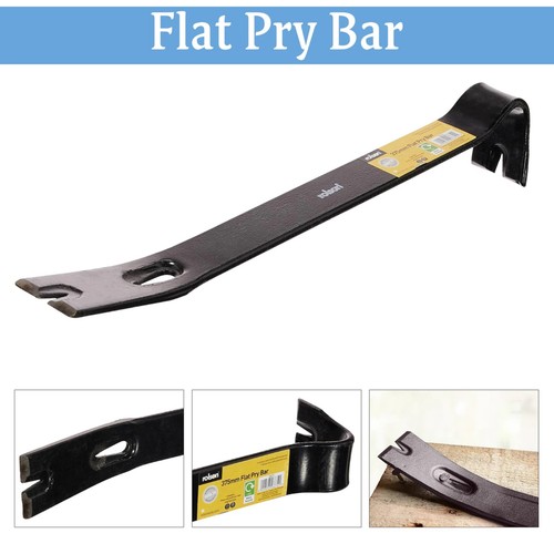 Steel flat nail pry bar - steel,