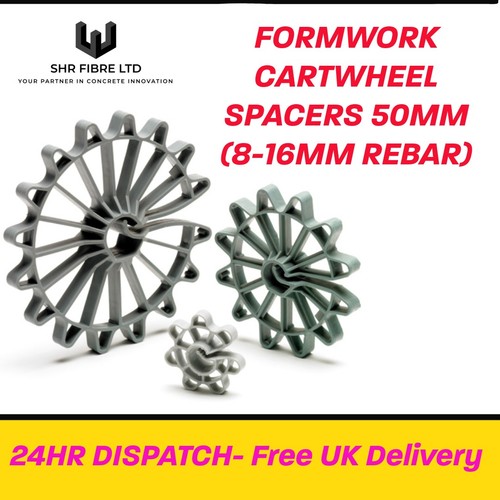 Formwork cartwheel spacer 50mm - formwork,