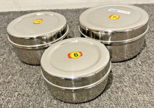 3 Puri Dabba Stainless Steel