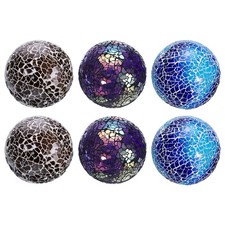 6Pcs Decorative Glass Balls