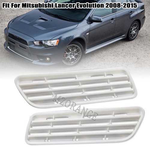 Primed bonnet scoop hood - 2x,