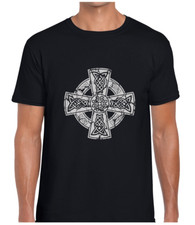 CELTIC CROSS VINTAGE MENS T