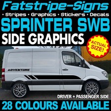 to fit MERCEDES SPRINTER SWB STICKERS GRAPHICS DECALS CAMPER VAN MOTORHOME