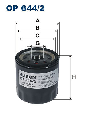Oil filter filtron 644 2 - filter,