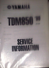 YAMAHA TDM850SERVICE  INFORMATJON MANUAL 1999  (PICTURE OF CONTENTS )..