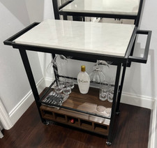 Industrial Serving Cart Metal