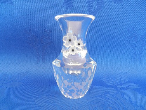 Vintage swarovski crystal vase - swarovski,