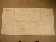 Stan Yeo plans of the Stiletto a pylon racer slope soarer model 150 cm wingspan