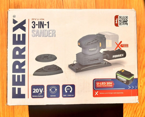 Ferrex 20v ion in - 20v, 3-in-1