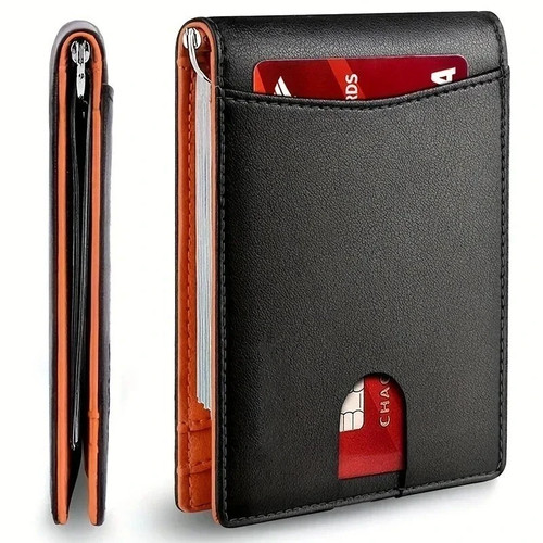 Genuine leather slim - leather,