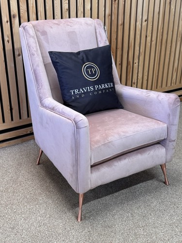 Dfs accent armchair pink rrp - dfs, armchair,