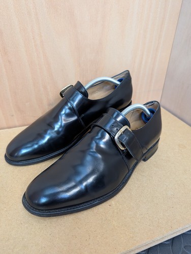 Loake paisley black monk - black,