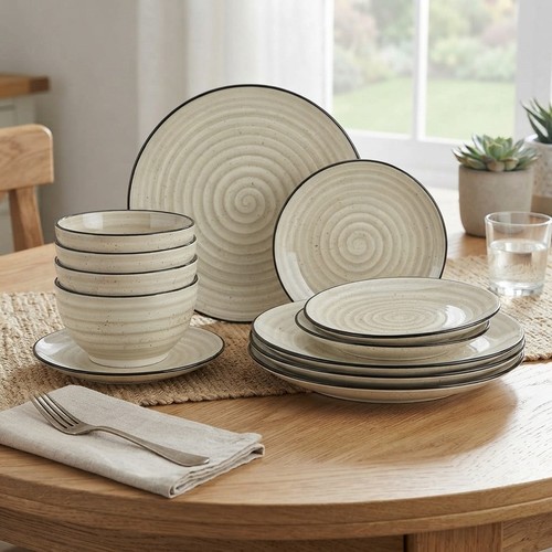 Versatile beige crockery - versatile,