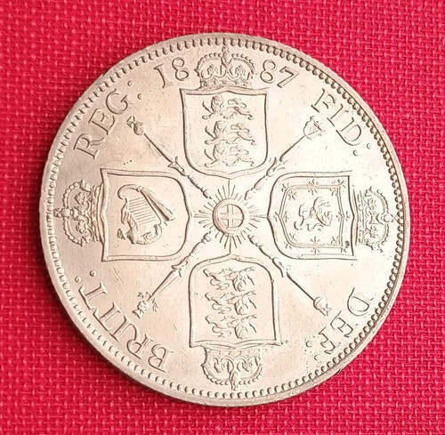 1887 victoria silver florin - victoria,