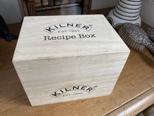 Kilmer Recipe Box with Recipe Cards Kitchen Cooking Vintage Retro