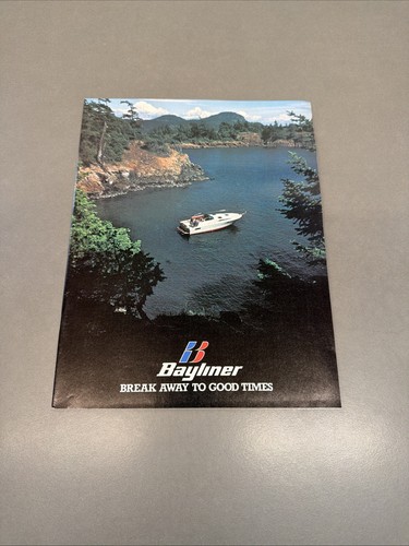 Vintage bayliner boat crusing - vintage,