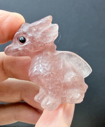 Crystal strawberry quartz mini - crystal,