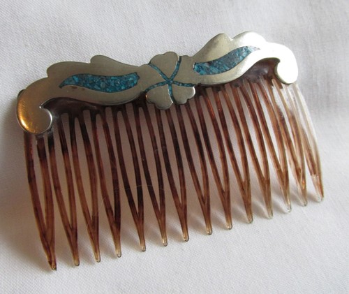 Hair slide with silver - hair,