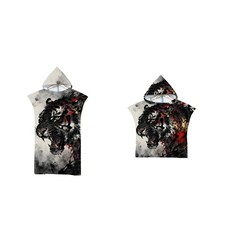Cool Tiger Unisex Hooded Towel