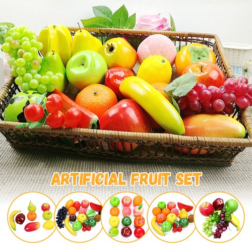 Colorful artificial fruits set - colorful,