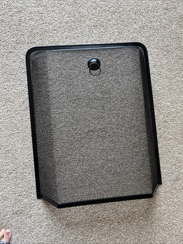 Black fireguard freestanding - black,