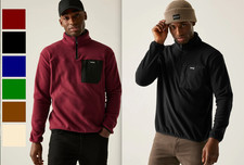 Regatta Mens Frankie Half Zip Outdoor Warm Winter Pullover Fleece jumper