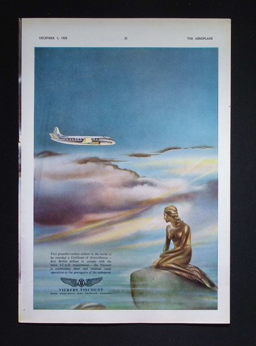 Original 1950 advert vickers - original,