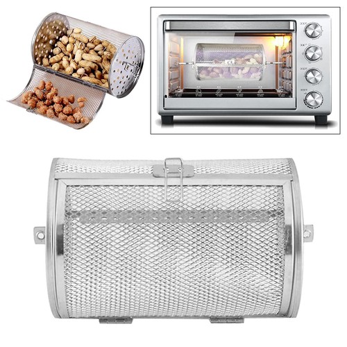 Rotisserie grill roaster - rotisserie, drum