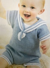 Baby Knitting Pattern for a