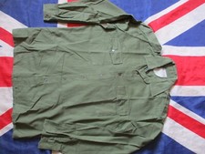 real BRITISH ARMY 1980s 90s BEN SHERMAN GS general service shirt OG GREEN S -M
