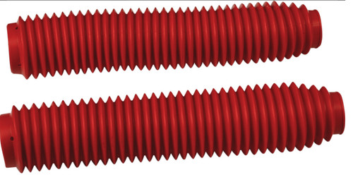 New fork boots red honda - fork,