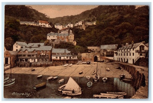 C1910 boating building view - c1910,