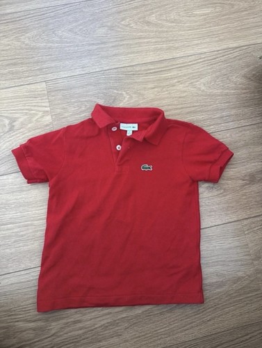 Lacoste kids red - kids, solid