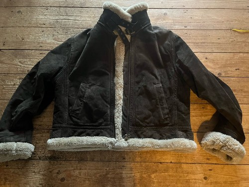 Lovely vintage brown suede - lovely,