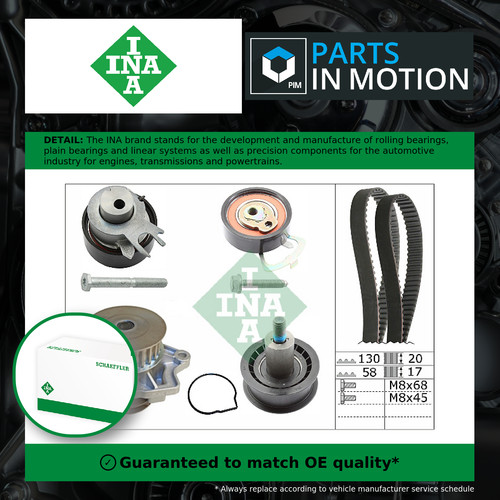 Timing belt water pump kit - timing,