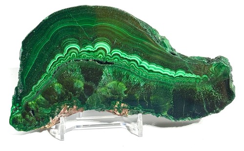 Large 356g malachite crystal - large,