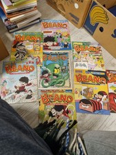 Beano Comics job lot of 8 2000s various condition still good read 