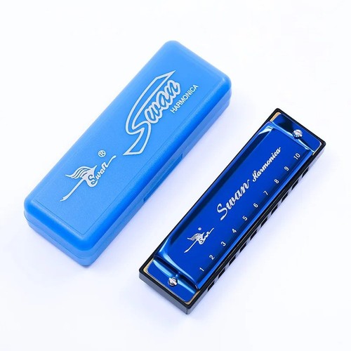 New silver swan harmonica - harmonica, 10