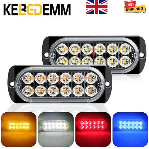 Oval white 22 led - 2x,