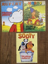 3 Jumper Knitting Patterns book Gary Kennedy Sooty Noddy Rupert