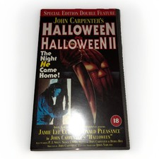 Halloween 1 & 2 Special Edition Double Feature VHS Video- John Carpenter - 1992