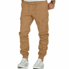 Mens Elasticated Waist Cargo
