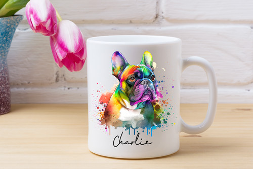 Free post french bulldog mug - french,