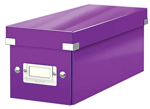 Leitz storage box purple - leitz, box,