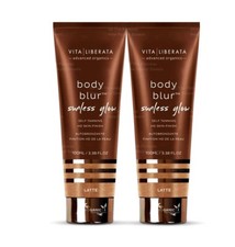 2 X Vita Liberata Body Blur Sunless Glow Latte 100ml New Sealed 🔥✅