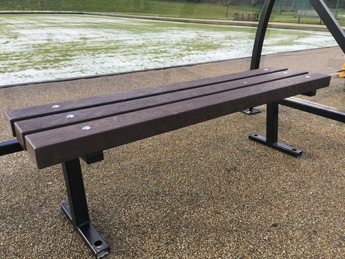 Garden bench recycled plastic - bench,