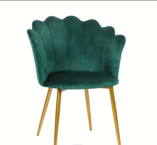 Velvet accent dressing table - velvet,